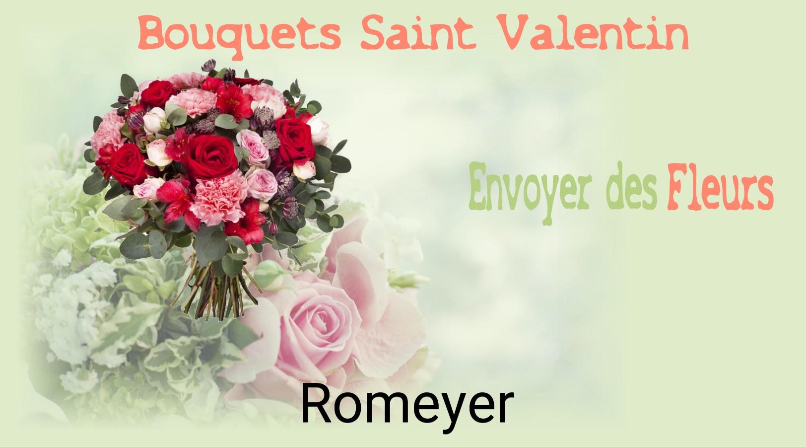 Roses de Saint-Valentin livrées à Romeyer